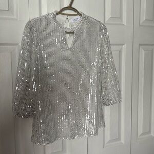 Sequin top. Worn once.